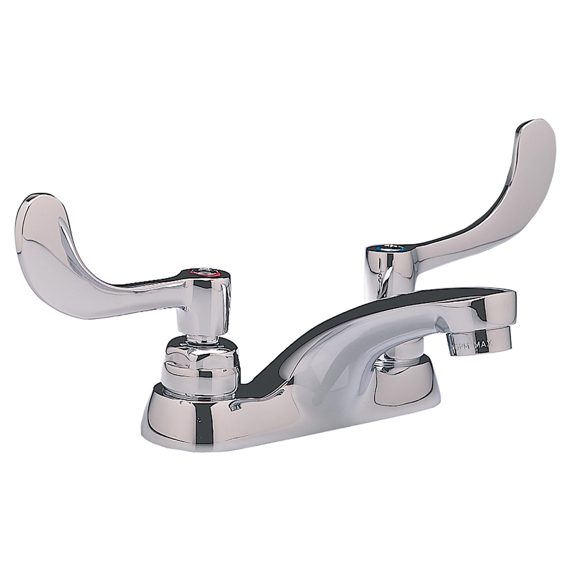 Monterrey® 4-Inch Centerset Cast Faucet With Wrist Blade Handles 1.5 gpm/5.7 Lpm With Grid Drain